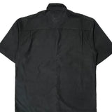 Bamboo Cay Hawaiian Shirt - Large Black Polyester