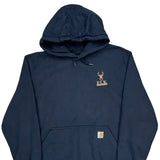 Carhartt Hoodie - Large Navy Cotton