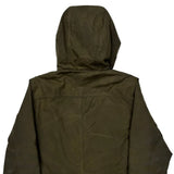 Barbour Wax Parka - Large Green Cotton