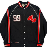 Rw Active Division Rocawear Varsity Jacket - Large Black Polyester