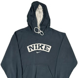 Nike Spellout Hoodie - Medium Gray Cotton