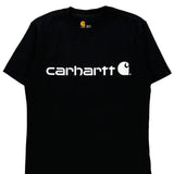 Carhartt Spellout T-Shirt - XS Black Cotton