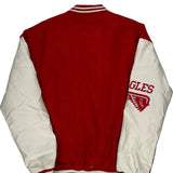 Factorie Varsity Jacket - Medium Red Polyester