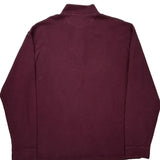 Polo By Ralph Lauren 1/4 Zip - 2XL Burgundy Cotton