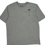 Hs Logo Carhartt T-Shirt - Large Grey Cotton