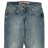 Rock & Roll Hall Of Fame Boot Cut Jeans - 33W US 8 Light Wash Cotton