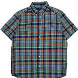 Age 14 Ralph Lauren Checked Short Sleeve Shirt - XL Multicoloured Cotton