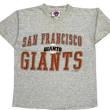 Single Stitch San Francisco Giants Aaron Mlb T-Shirt - Large Gray Cotton