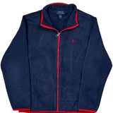 Age 14-16 Polo By Ralph Lauren Fleece Jacket - Large Blue Polyester
