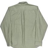 Tommy Hilfiger Striped Shirt - Large Green Cotton