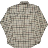 Chaps Ralph Lauren Checked Shirt - Large Beige Cotton