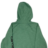 Carhartt Spellout Hoodie - Medium Green Cotton