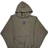 Made In USA Nike Center Swoosh Hoodie - 2XL Gray Cotton