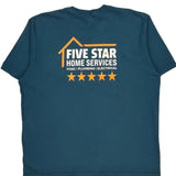 Five Star Home Services Carhartt T-Shirt - XL Blue Cotton