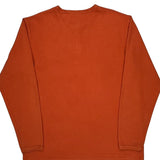 Harley Davidson Henley Long Sleeve T-Shirt - XL Orange Cotton Blend