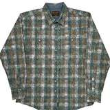 Wrangler Tall Patterned Shirt - 2XL Multicoloured Cotton