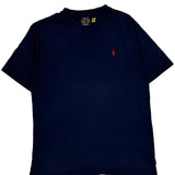 Age 15 Polo By Ralph Lauren T-Shirt - XL Navy Cotton