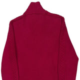 Ralph Lauren Sport Zip Up - Medium Red Cotton