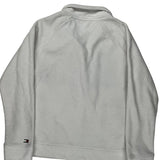Tommy Hilfiger Spellout Fleece Jacket - Large Blue Polyester