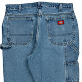 Dickies Carpenter Jeans - 34W 30L Blue Cotton