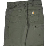 Carhartt Carpenter Trousers - 34W 30L Green Cotton