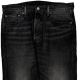 501 Levis Jeans - 32W 27L Black Cotton