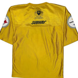 Reebok Football Jersey - Small Yellow Polyester
