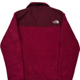 The North Face Fleece Jacket - Medium Burgundy Polyester