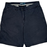 Polo By Ralph Lauren Chino Shorts - 32W 9L Navy Cotton
