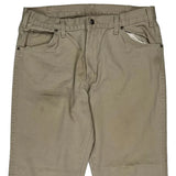 Dickies Trousers - 34W 30L Beige Cotton