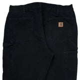 Carhartt Cargo Carpenter Pants - 36W 30L Black Cotton