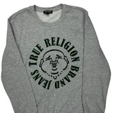 True Religion Sweatshirt - Small Grey Cotton