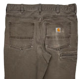 Carhartt Carpenter Trousers - 32W 31L Brown Cotton