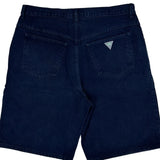 Made In USA Guess Denim Shorts - 32W 9L Dark Wash Cotton