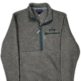 Patagonia 1/4 Zip - Large Gray Polyester