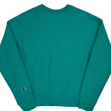 Reverse Weave Champion Graphic Sweatshirt - Medium Green Cotton