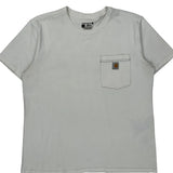 Hard Working Gear Carhartt T-Shirt - Large White Cotton