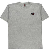 80S Made In USA Nike Graphic T-Shirt - Large Grey Cotton