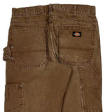 Dickies Carpenter Trousers - 30W 31L Brown Cotton