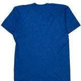 Michigan Unbranded Single Stitch T-Shirt - Medium Blue Cotton Blend