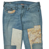 True Religion Flared Jeans - 34W UK 14 Light Wash Denim