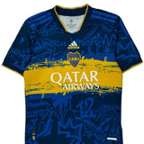Boca Juniors Adidas 2022-23 Special Edition Football Shirt - Medium Blue Polyester