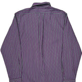 Ralph Lauren Striped Shirt - Large Purple Cotton