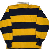 American Classic Barbarian Striped Rugby Shirt - Medium Navy Cotton