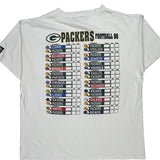 Green Bay Packers Starter Single Stitch T-Shirt - XL White Cotton