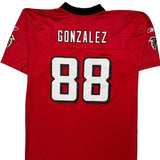 Falcons Reebok Nfl Football Jersey - Large Red Polyester