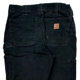 Carhartt Double Knee Carpenter Pants - 31W 30L Black Cotton