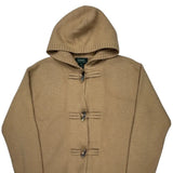 Ralph Lauren Duffle Coat - Medium Beige Merino Wool Blend