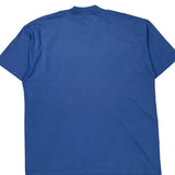 Single Stitch Fruit Of The Loom T-Shirt - XL Blue Cotton Blend