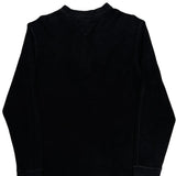 Tommy Hilfiger Henley Long Sleeve T-Shirt - Medium Black Cotton